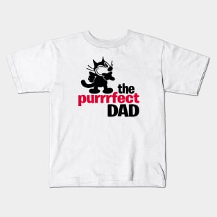 FELIX THE CAT - Purrrfect dad Kids T-Shirt